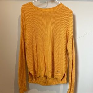 Yellow Hollister Sweater
